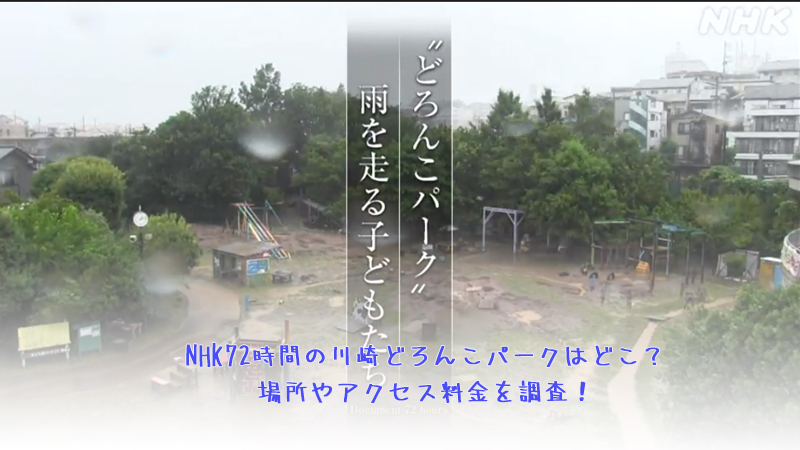 NHK72時間の川崎どろんこパークはどこ？場所やアクセス料金を調査！