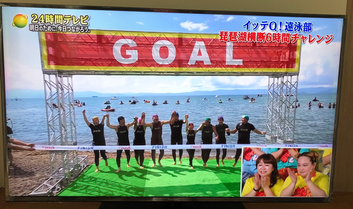 24時間テレビ遠泳の琵琶湖横断リレーの場所と結果は？ルールやメンバーと泳ぐ順番は？