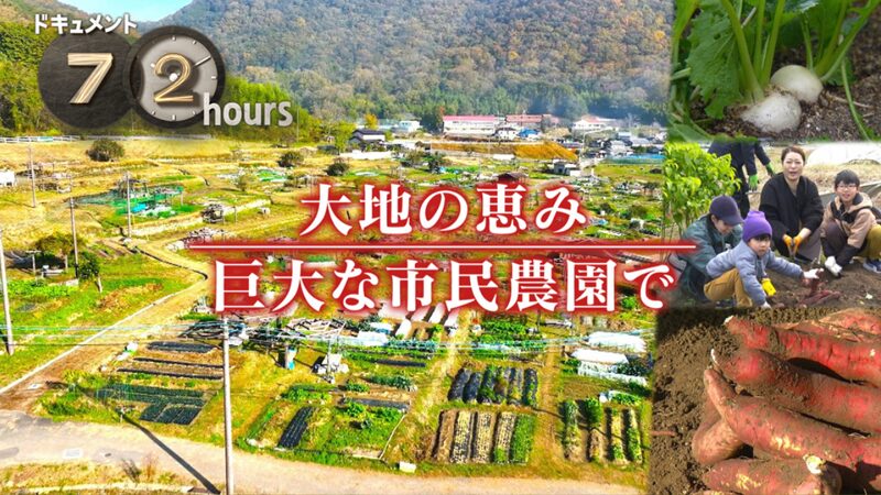 NHKドキュメント72時間　 「大地の恵み 巨大な市民農園で」