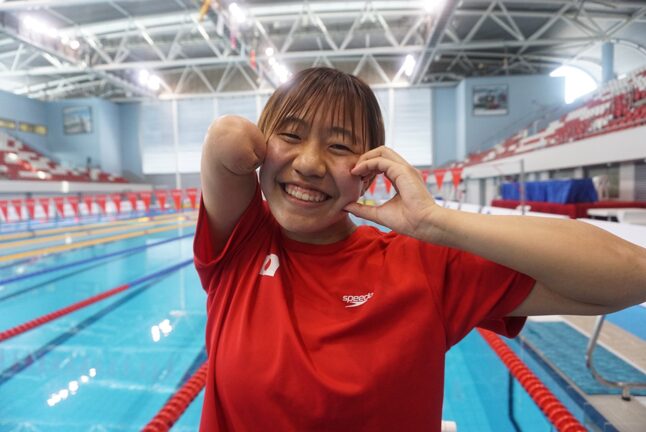 パラ水泳・競泳 宇津木美都選手 かわいい